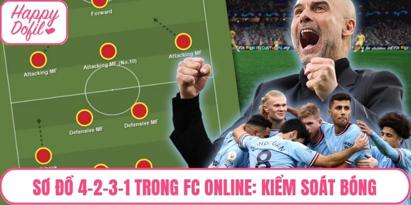 sơ đồ 4-2-3-1 trong FC Online